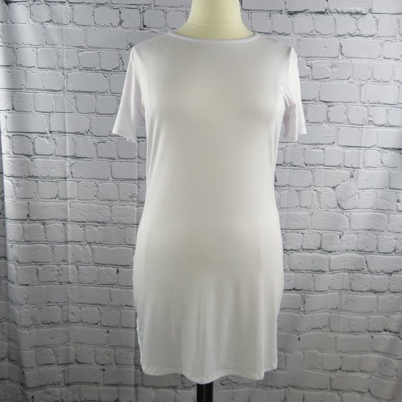 Women's Plus Short Sleeve Casual Dress - Picture 1 of 4